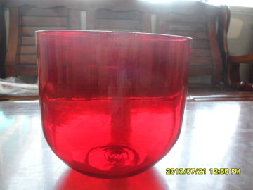 Couleur Chakra clair Quartz Bowls chantant pour la guérison du son de 6 à 10 pouces