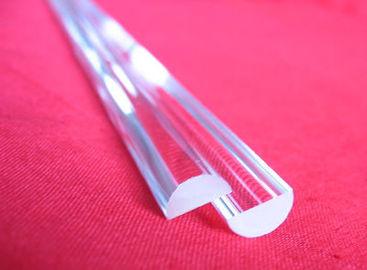 Tige en verre de quartz transparent Semin Head de la société de verre de quartz Wanshida