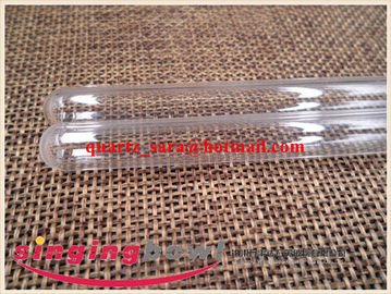 Tubes en verre de quartz de qualité supérieure 99,99%
