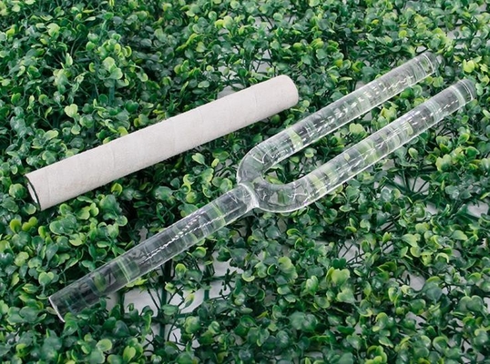 Diapasons clairs en cristal de quartz de haute pureté