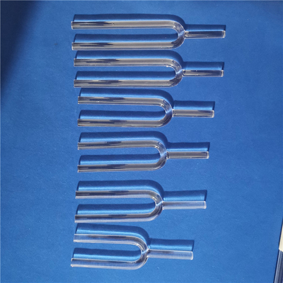 Diapasons en cristal clair, un ensemble de 7 notes de musique et emballage solide
