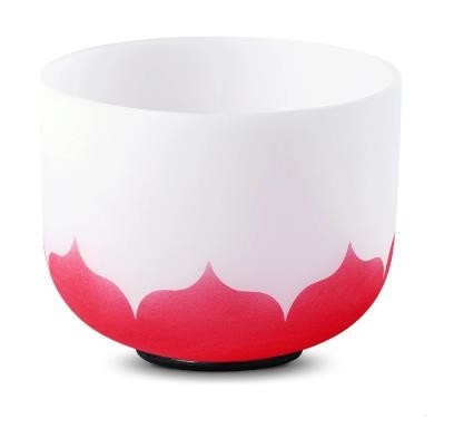 Fabricant direct Frosted Lotus Chakra Crystal Singing Bowl toutes sortes de tailles et de notes de chakra
