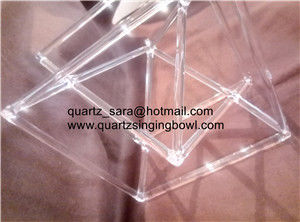 Merkaba chantant en cristal de quartz de 8 à 14 pouces de Jinzhou Wanshida en verre de quartz