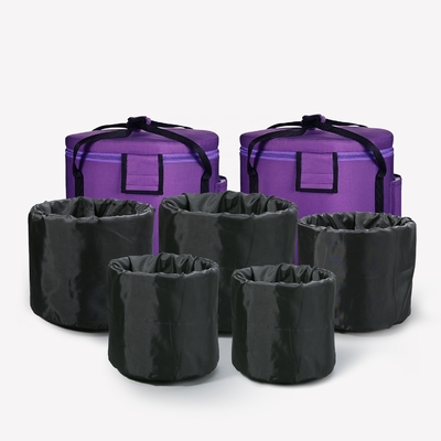Ensemble de bols chantants en quartz de haute qualité, de 8 à 14 pouces, avec sac de transport et mailloches