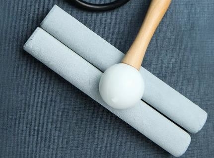 Accessoires de marteau de suède de haute qualité pour bol de chant en cristal pour bain de son