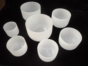 Preminum Crystal Singing Bowls 7 Chakra Set including accessories wholesale price