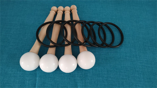 Bâtons en caoutchouc pour bol de chant en cristal