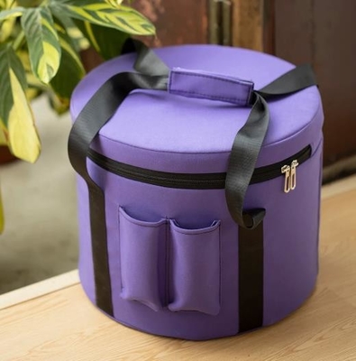 Étui rembourré pour bol chantant en cristal avec couche de protection épaisse