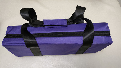 Tissu oxford résistant à l'usure Pourpre Casque à fourchette de réglage en cristal