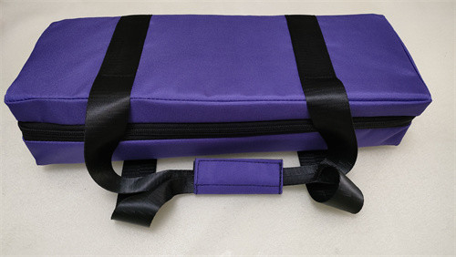 Tissu oxford résistant à l'usure Pourpre Casque à fourchette de réglage en cristal