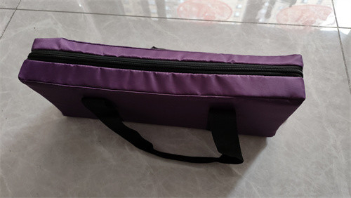 Ensemble diapason en cristal de quartz avec tissu Oxford violet résistant à l'usure et 5 couches de protection épaissies
