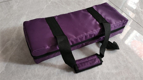 Ensemble diapason en cristal de quartz avec tissu Oxford violet résistant à l'usure et 5 couches de protection épaissies