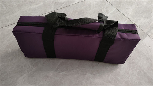 Ensemble diapason en cristal de quartz avec tissu Oxford violet résistant à l'usure et 5 couches de protection épaissies