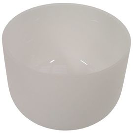 Luminous sound frosted crystal singing bowl wholesale price for chakra balance 8-14 inch