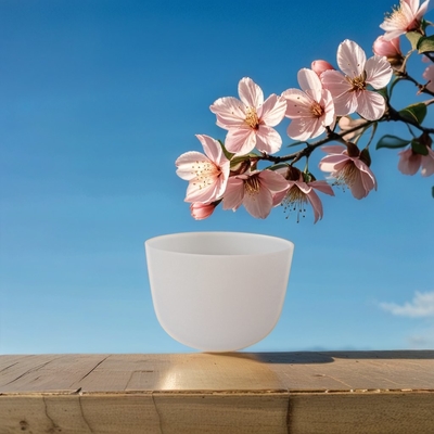 Quartz crystal singing bowl for healing 6-24‘’