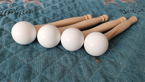 Baguettes ou maillets pour bols chantants en cristal