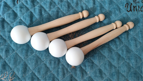 Baguettes ou maillets pour bols chantants en cristal