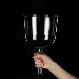 7 pouces de quartz optiquement clair Walkabout Bowl chantant