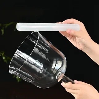 7 pouces de quartz optiquement clair Walkabout Bowl chantant