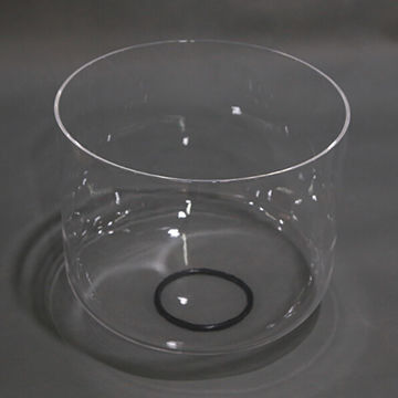 Bols chantants en quartz clair accordés aux chakras avec cristal de haute pureté