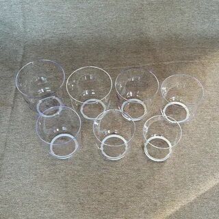 Des bols de chant de cristal clair de 6 à 10 pouces.