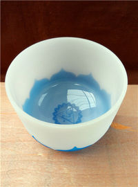 Son durable Le chakra vert, le lotus, le quartz, le cristal, les bols de chant, 10 pouces, G 440HZ