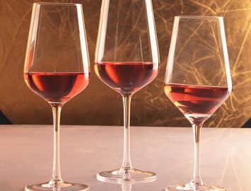 Verres à vin en cristal soufflé à la bouche, sans plomb, pour la maison et les fêtes, 300-500 ml