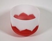 Bols chantants en cristal de quartz Chakra Lotus 8 pouces B 440HZ Prix de gros Fabriqué en Chine