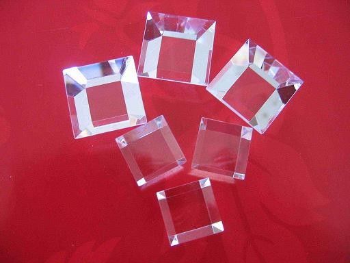 Plaques de verre de quartz carré de haute qualité