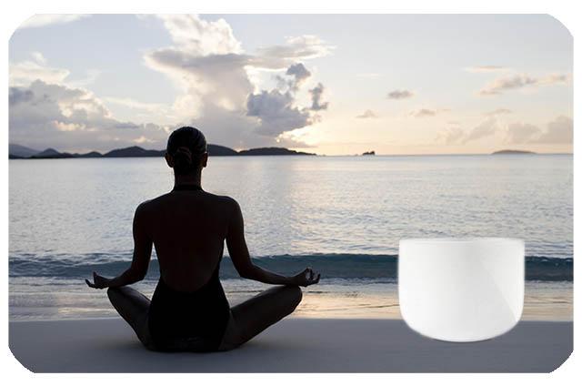 Fleur de Vie - Ensemble de Bols Chantants en Cristal de Quartz avec Maillet et Joints Toriques gratuits en quartz de haute pureté 13